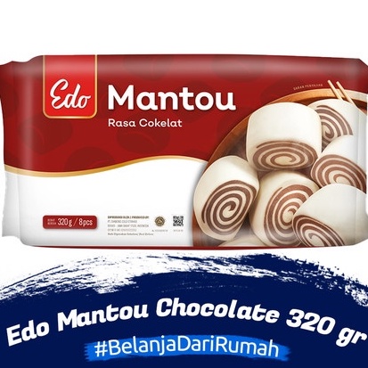 Edo Mantou Cokelat Frozen 320gr - Mantou Coklat