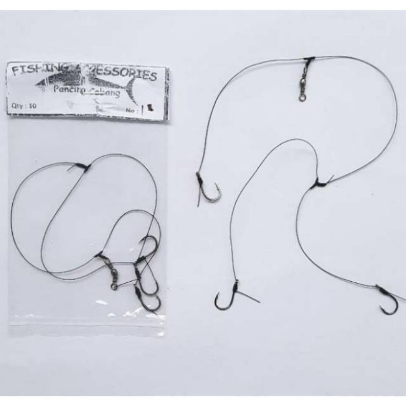 RANGKAIAN 3 MATA KAIL UNTUK IKAN MUJAIR, IKAN MAS, BAWAL, PATIN, LELE, DLL