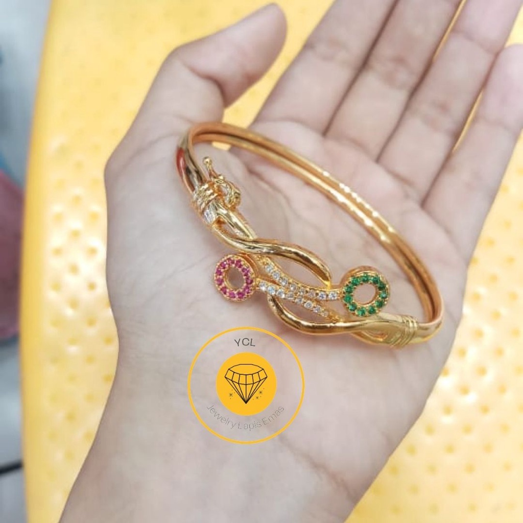 Perhiasan Gelang Dewasa Imitasi Lapis Emas Berkualitas