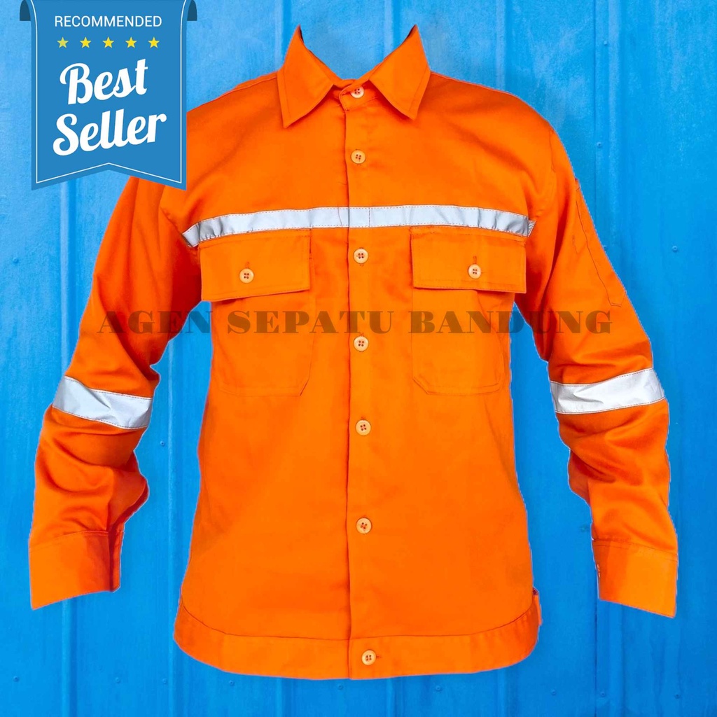 Wearpack Safety Baju Safety Baju Kerja Bordir K3 dan Bendera Indonesia