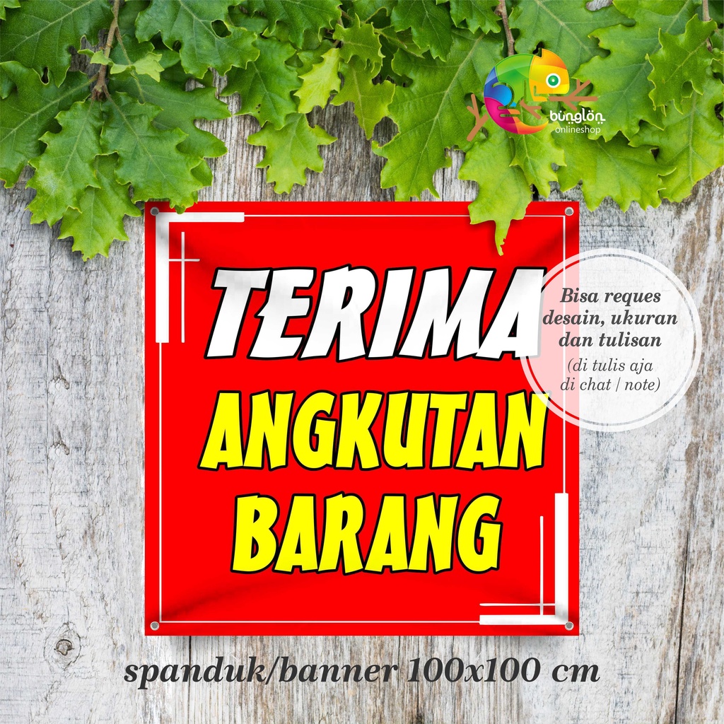 Spanduk Banner Terima Angkut Barang