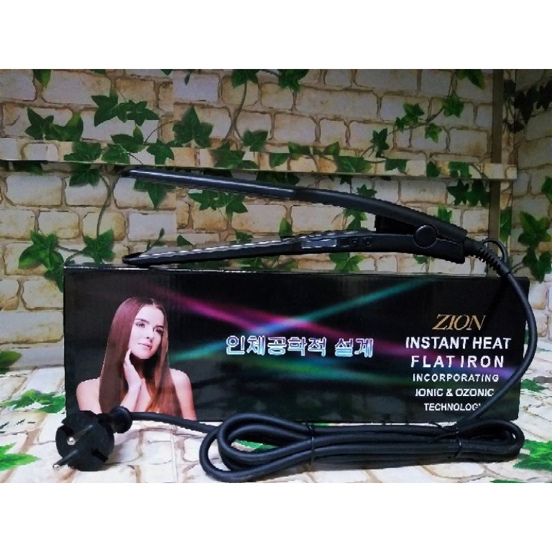 Catokan Rambut Salon Zion Korea 9009 ionic ozonic catokan rambut lebar ,catok smoothing