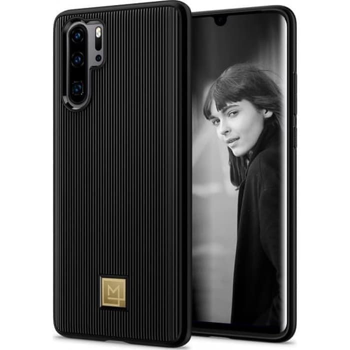 Case Huawei P30 Pro SPIGEN Softcase Premium La Manon Classy Original - Black