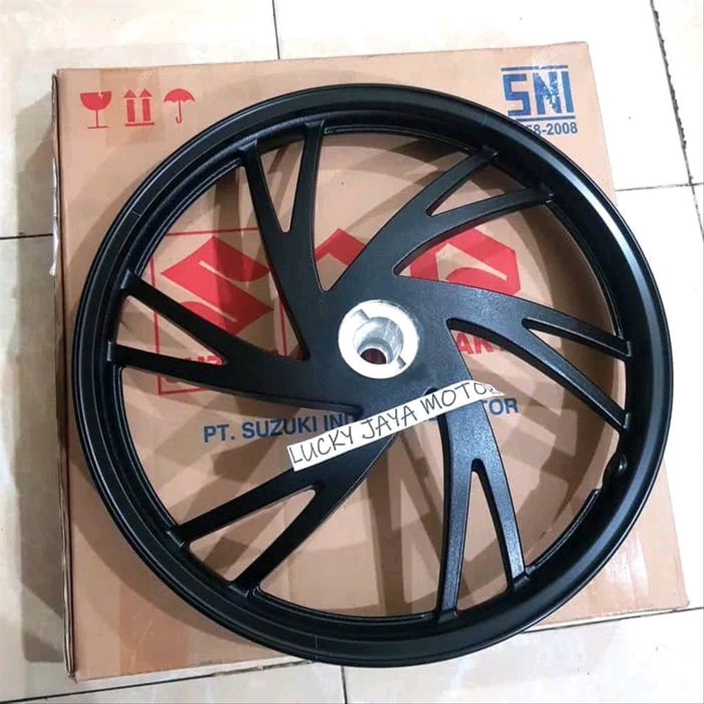 Pelek vleg velg front wheel depan skywave