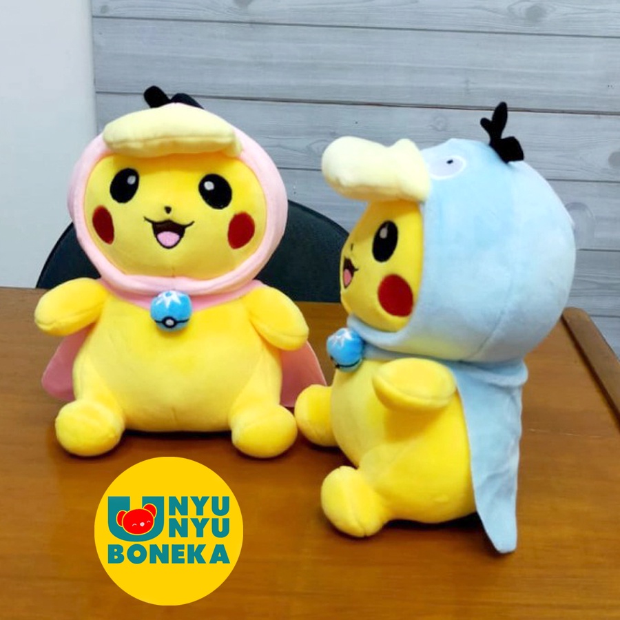 Boneka pokemon pikachu kostum duck bebek import dragon