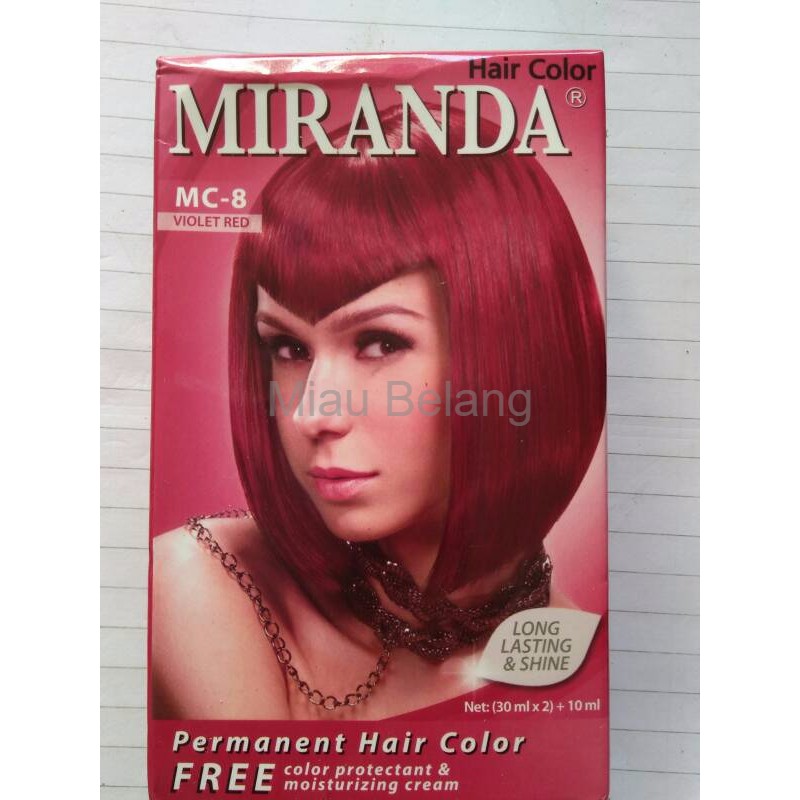 Semir Rambut  Miranda  Warna  Pink