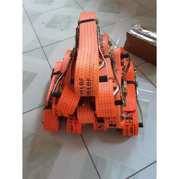 tali krek trek belt rachet tie down lebar 5 cm panjang 6 mtr