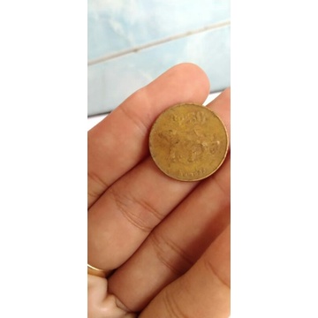 uang koin 50 rupiah komoda 1995