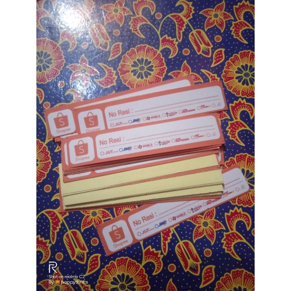 

Sticker Resi Shopee