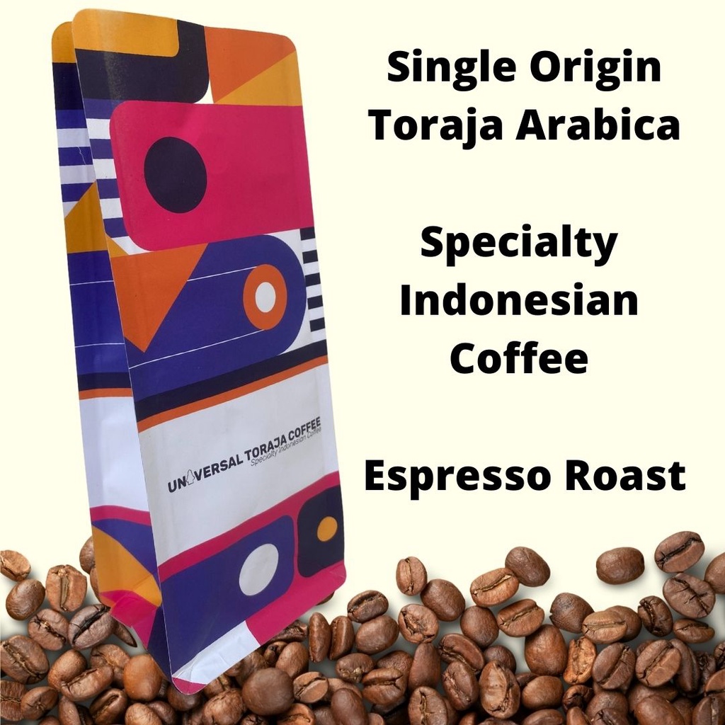 

Toraja Arabica Coffee Espresso Roast 200 Gram