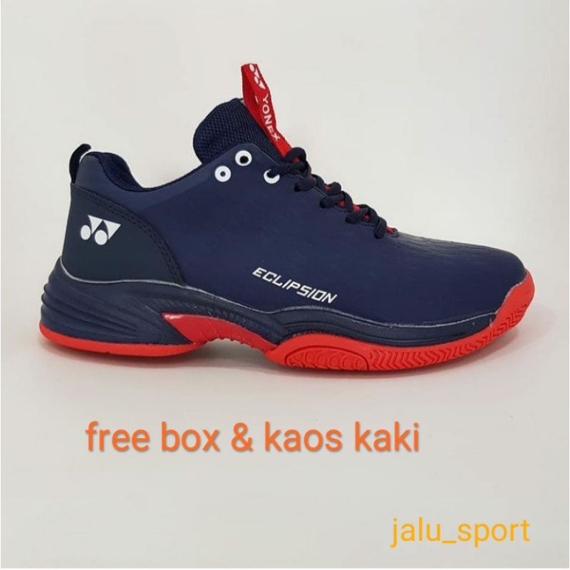 Sepatu Badminton yonex ECLIPSION Made in VIETNAM Navy red New