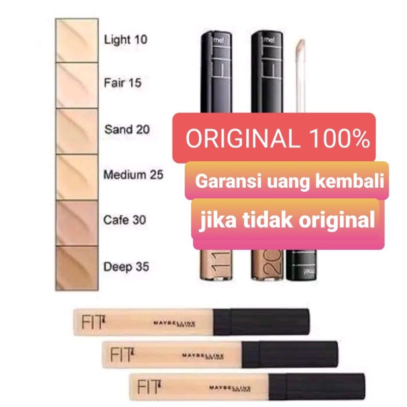 TERMURAH!!!Maybelline Fit Me Concealer Original - EXP 2024