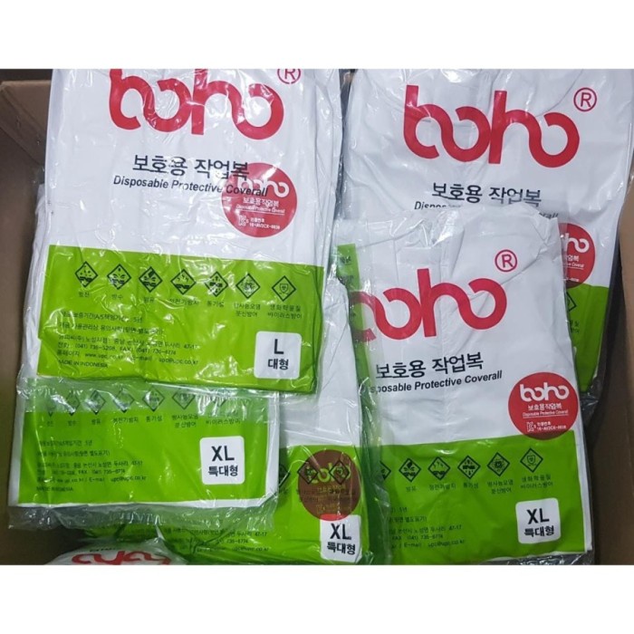 Medis-Seragam- Apd Hazmat Boho / Hazmat / Baju Apd Boho - Xl -Seragam-Medis.