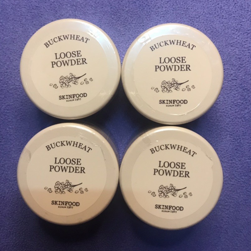 Buckwheat Skin Food Loose Powder Bedak Tabur Korea