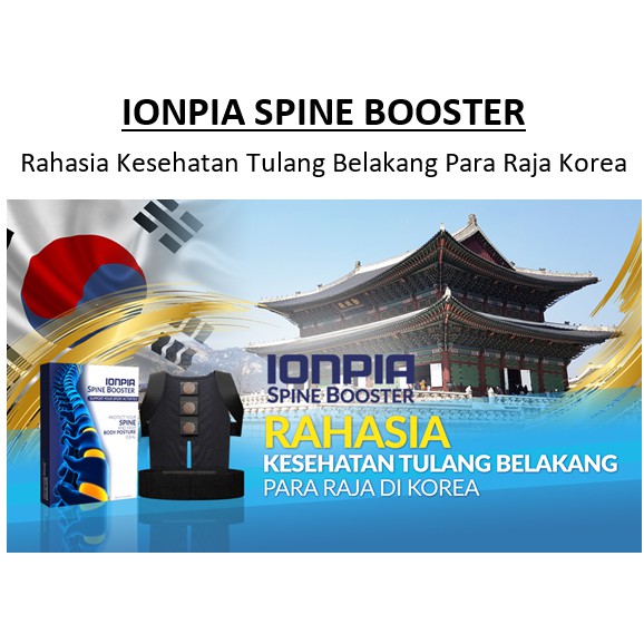 (Gratis Ongkir) - IONPIA SPINE BOOSTER - TERAPI KESEHATAN TULANG BELAKANG - ORIGINAL