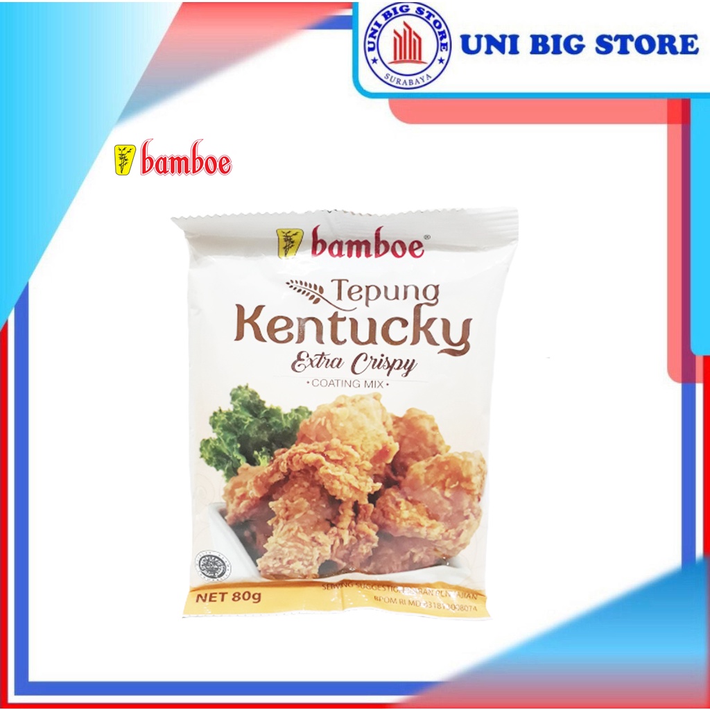 

Bamboe Coating Mix Tepung Kentucky Extra Crispy 80 gr