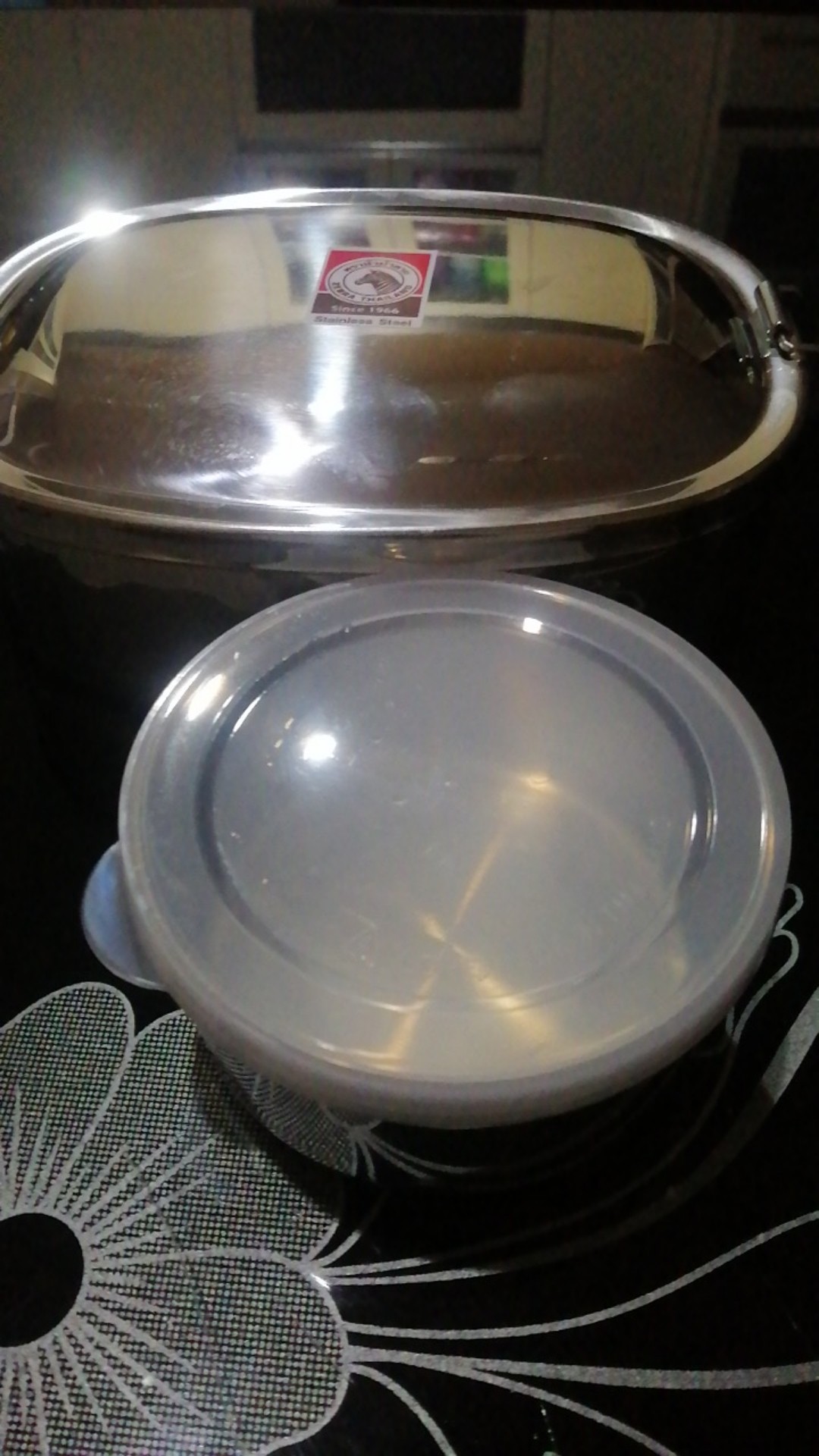 Lunch Box 16cm Zebra Stainless Steel