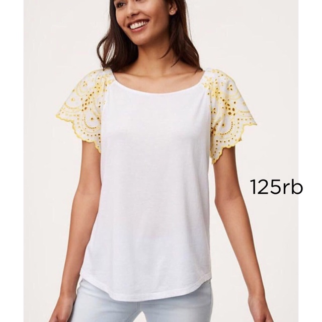 Crochet white blouse