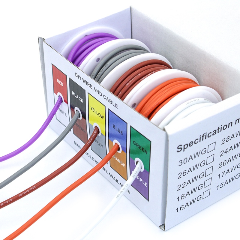 Kabel Kawat Silikon Flexible Untuk Elektronik