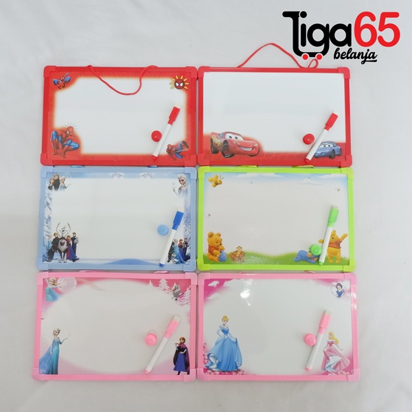 365 WHITE BOARD #40783 Papan Tulis Putih Anak Fancy Karaker