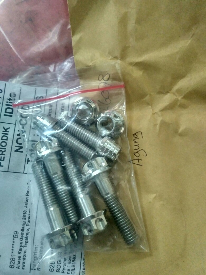 Mur Probolt Stainless New Model Mur 12 Atau M8 Compayu Thailand