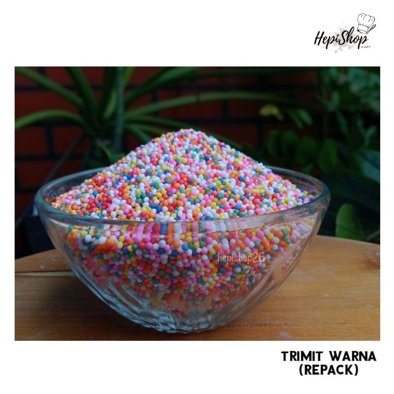 

SPRINKLE TRIMIT (100 gram) | SPRINKLE GULA RAINBOW - TOPPING - HIASAN KUE CUPCAKE