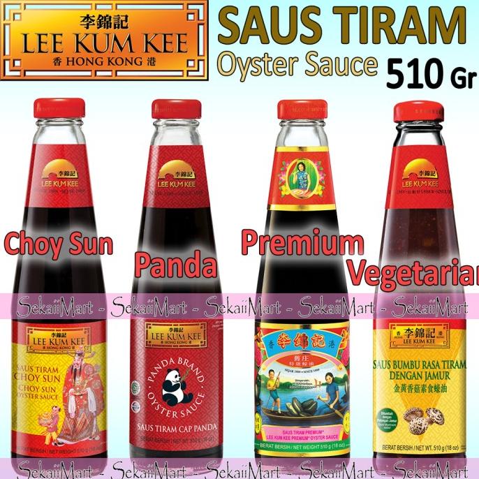 

LEE KUM KEE Saus Tiram PANDA / PREMIUM / CHOY SUN / VEGETARIAN 510 Gr