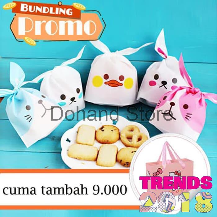 

[BUNDLING] 100 pcs plastik kemasan HPK002 & box souvenir HPK023