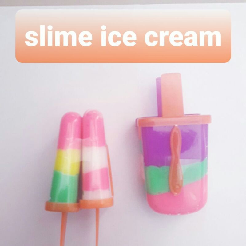 Slime original bentuk ice cream