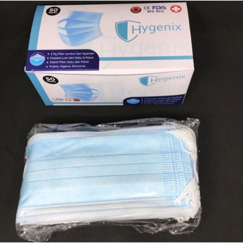 Masker Medis 3ply Surgical Mask Earloop - Masker Caress Disposable Earlop