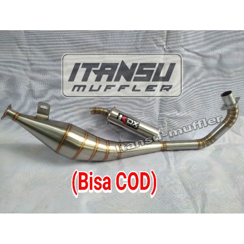 Knalpot Satria 2 Tak Satria Hiu Satria Lumba Kdx Stainlis