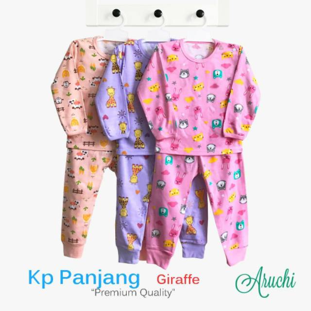 ♥BabyYank♥ ARUCHI STELAN PANJANG KANCING PUNDAK MOTIF 3 ELEPHANT CROCODILE GIRAFFE SIZE  S M L XL XXL