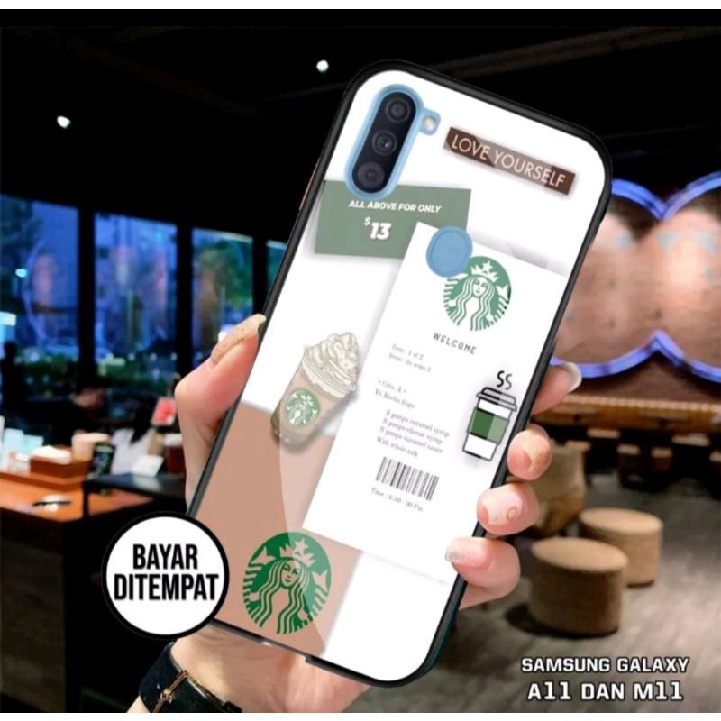 Athan Case Custom Samsung A11/M11 Fashion Aesthetic Coffee Art Branded series