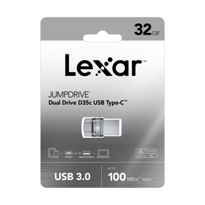 Lexar  32GB Type C OTG 32GB JumpDrive D35c USB 3.0