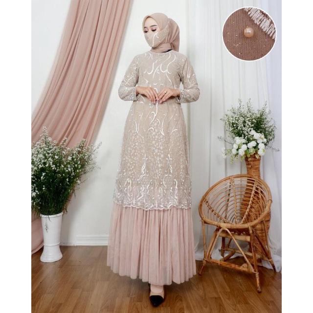 DRESS PESTA MEWAH| GAMIS TUTU TULLE| GAMIS| GAMIS TILE| GAMIS KONDANGAN| GAMIS PESTA|KEBAYA WISUDA| GAMIS TERBARU| GAMIS TULLE MEWAH| GAMIS TILE NJ MODE