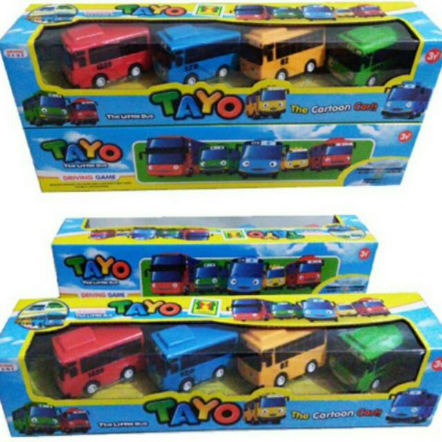Mainan Anak Bus Tayo / Bus Tayo 1 Set / Mobilan Tayo