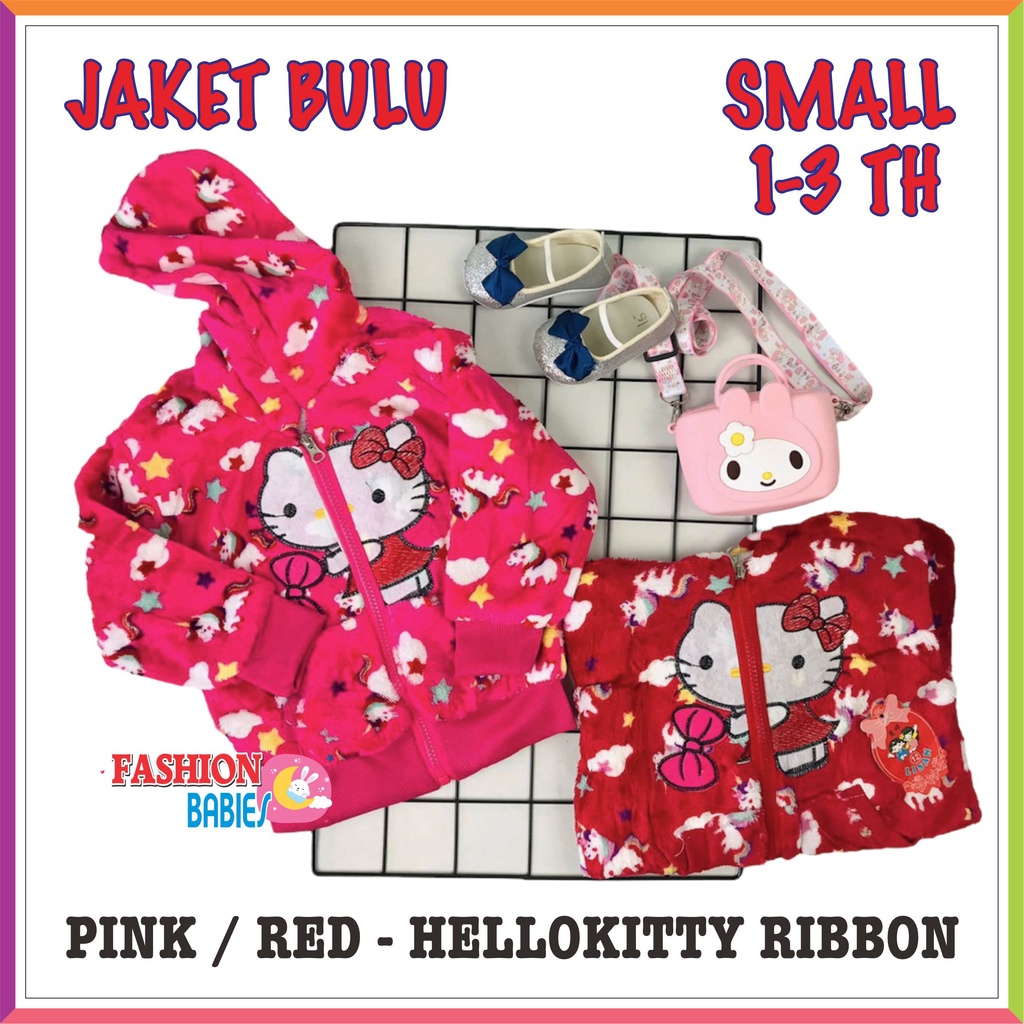 ECER / GROSIR JAKET BULU TEBAL ANAK PEREMPUAN 1-3 TAHUN ❤ Fashionbabies ❤