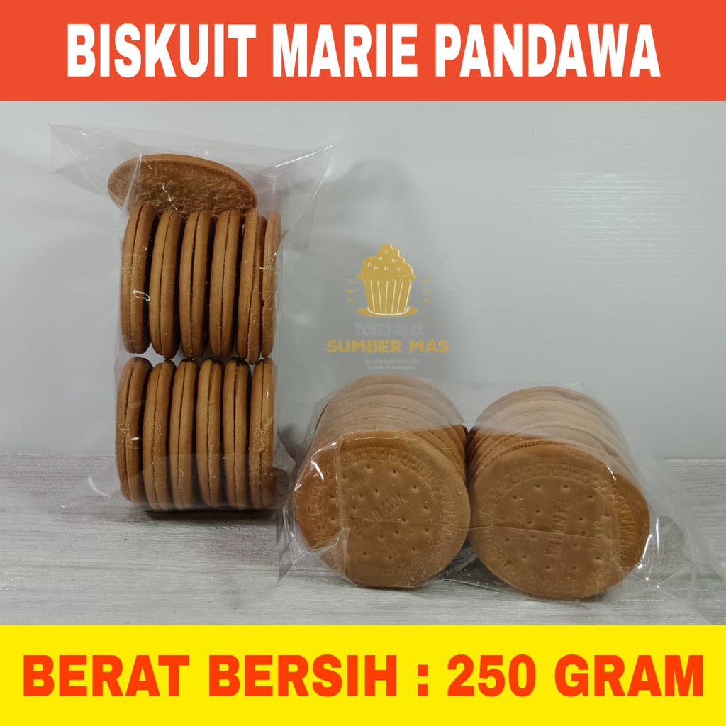 

KUE REGAL BISKUIT MARIE merk Pendawa: BISKUIT MARI RASA MANIS SUSU 250 GR