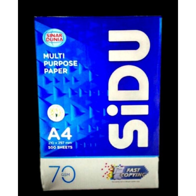 

KERTAS SIDU A4 70 GRAM
