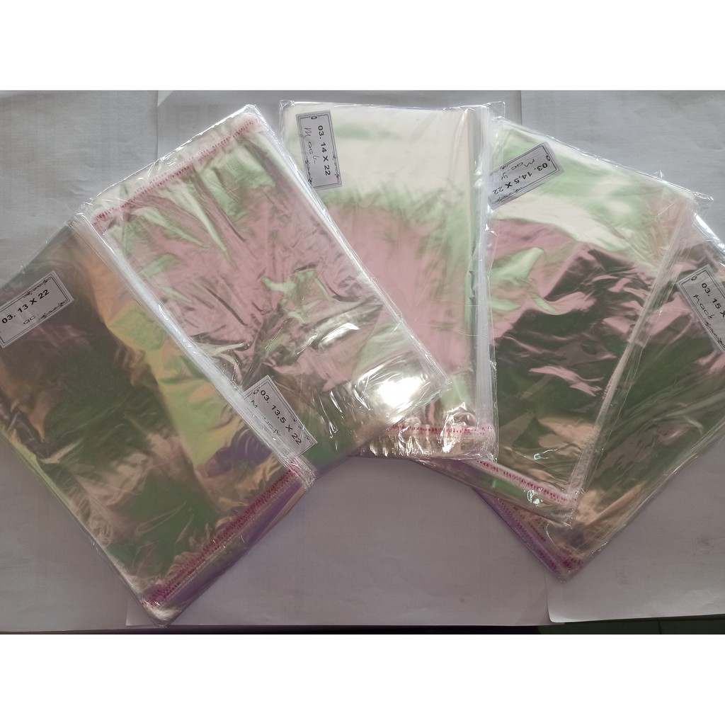 PLASTIK OPP UNDANGAN/PLASTIK SEAL UKURAN 13x22/13,5x22/14x22/14,5x22/15x22