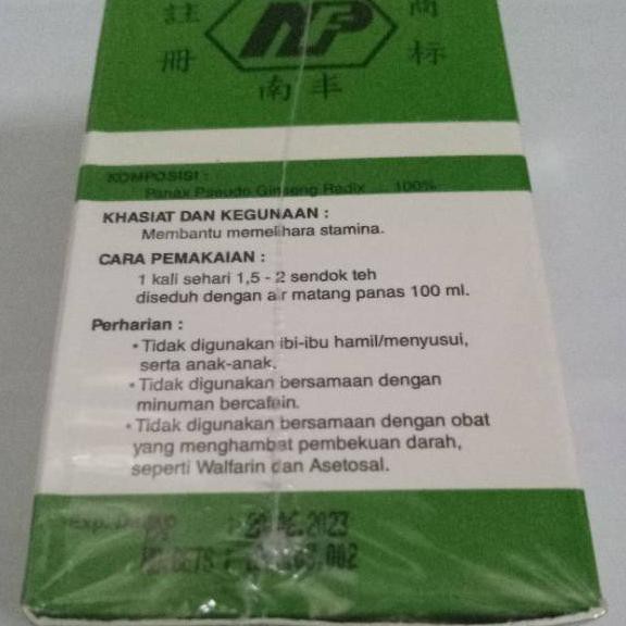 

1BOZ Tienchi Powder Raw isi 40 gr - untuk koleol ☺BKV
