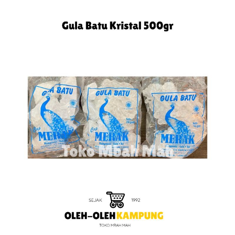 

Gula Batu Kristal Asli 500gr