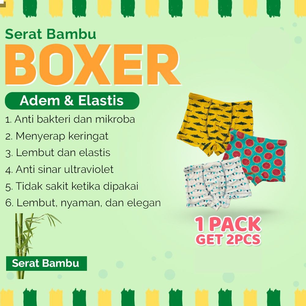 Boxser Anak / BOXSER BAMBOO FIBER