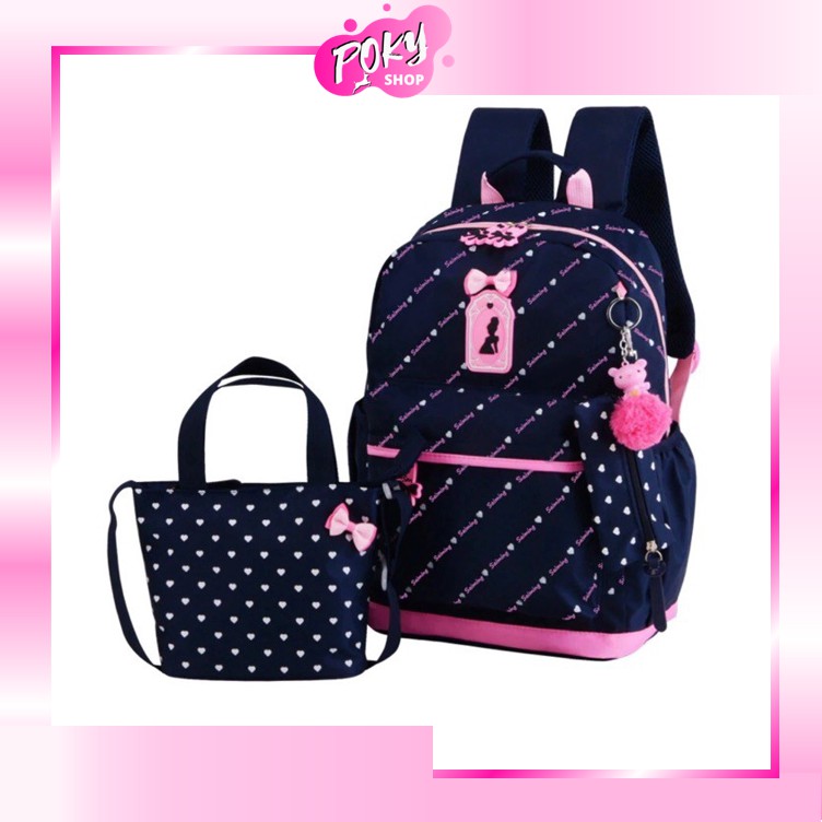 [LOKAL] POKY - TAS DINIR LOVETAS Ransel Backpack Korea Lucu Morymony