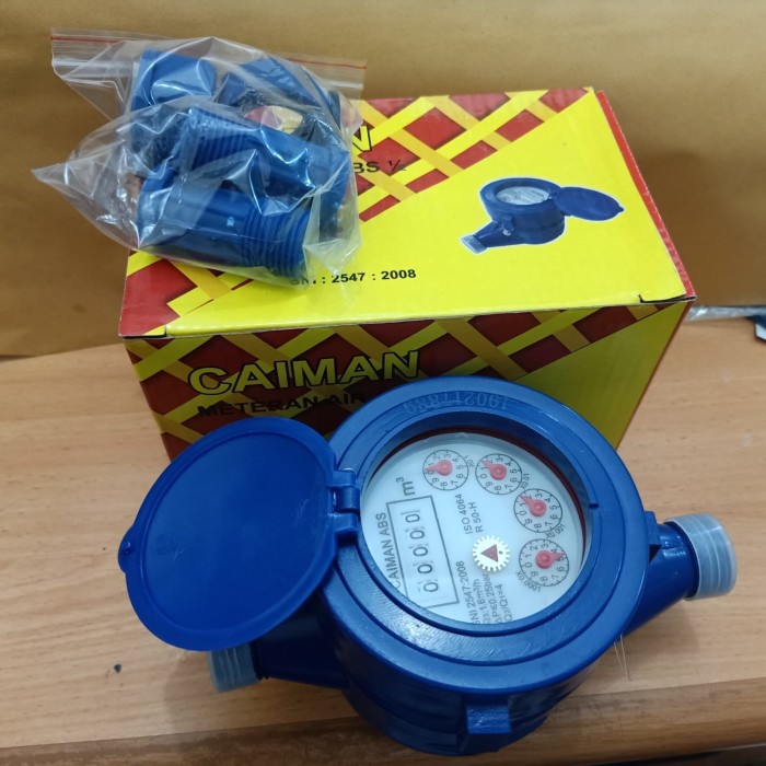 Meteran Air / Flow Meter / Water Meter 1/2'' inch PVC Caiman
