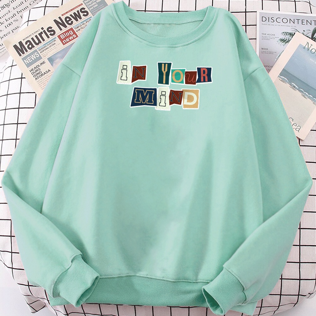 Sweater oversize wanita IN YOUR MIND sweter oblong cewek murah trend ala korea