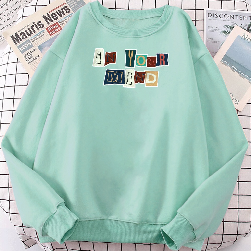 Sweater oversize wanita IN YOUR MIND sweter oblong cewek murah trend ala korea