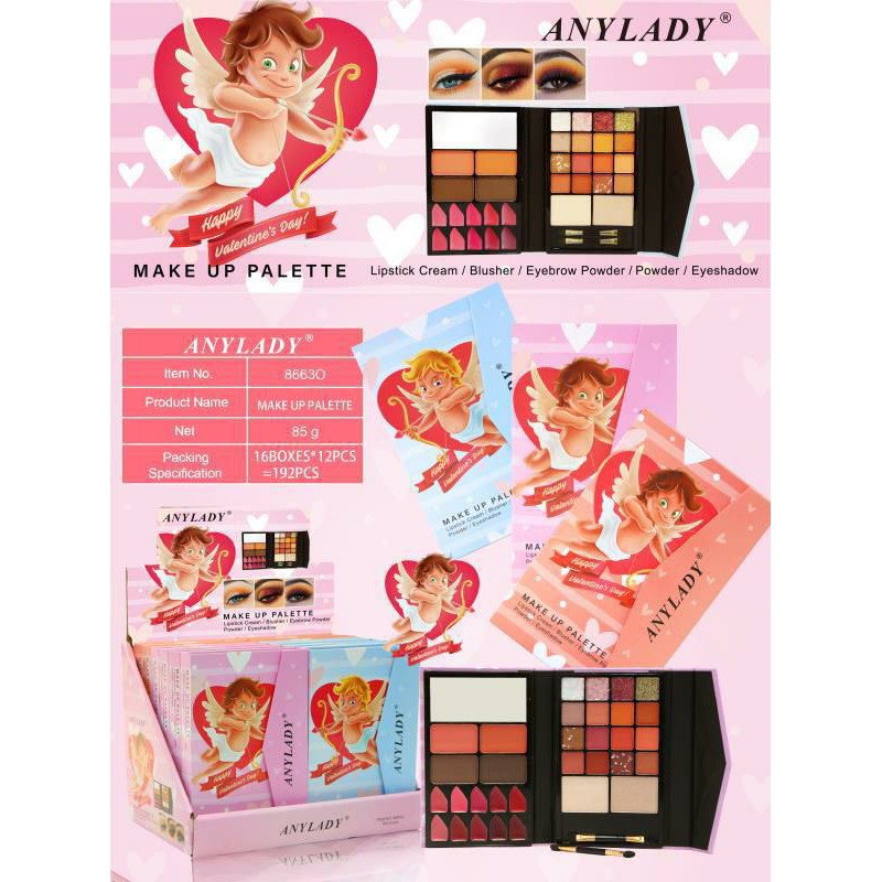 [ECER] MAKE UP PALLETE ANYLADY NO.86630