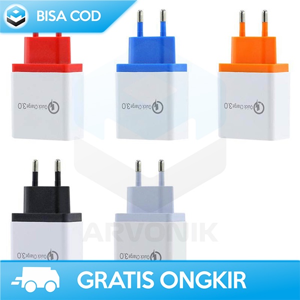 ADAPTOR CHARGER 3.0 COMFAST QC3.0 QUCIK CHARGE UNIVERSAL 4 PORT USB