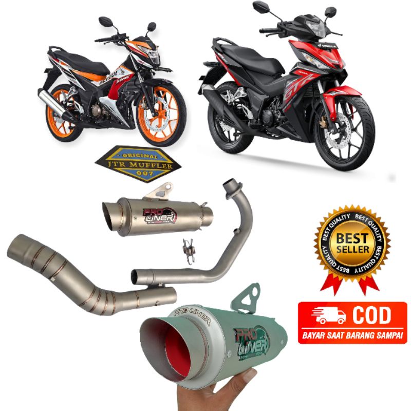 Knalpot racing PROLINER TR 1 Sonic 150 Supra gtr 150